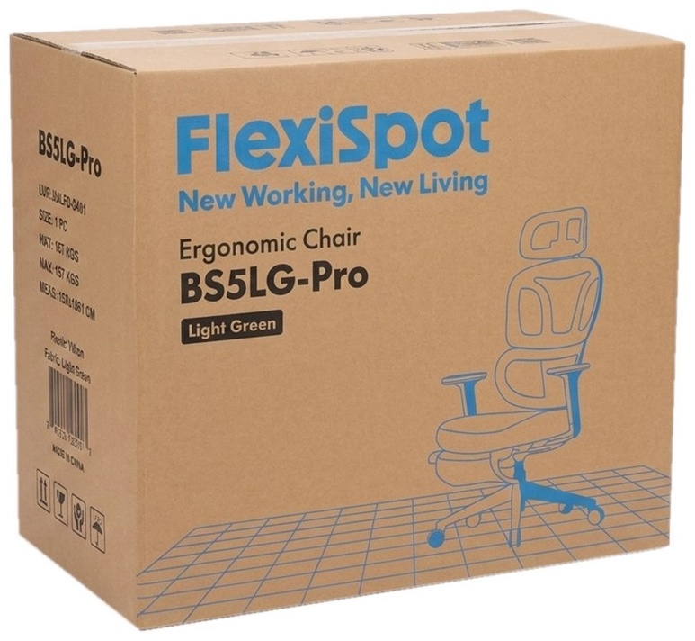 Кресло офисное FlexiSpot BS5LG-PRO, LightGreen (BS5LG-PRO) фото