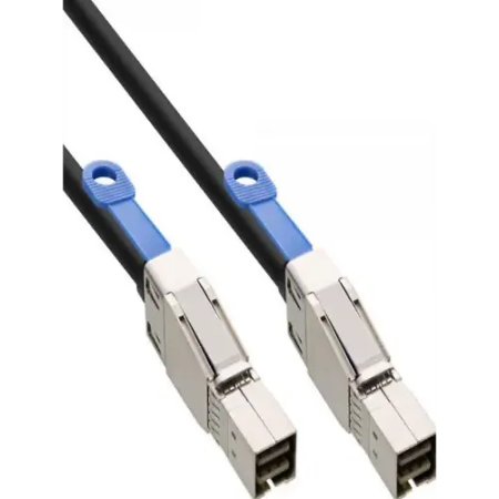 Пассивный кабель Dell 12Gb HD-Mini SAS cable, 2m, Customer Kit (470-ABDR) фото