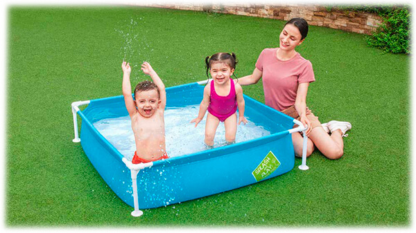 Бассейн каркасный детский Bestway My First Frame Pool 56217 (56217 BLUE) фото