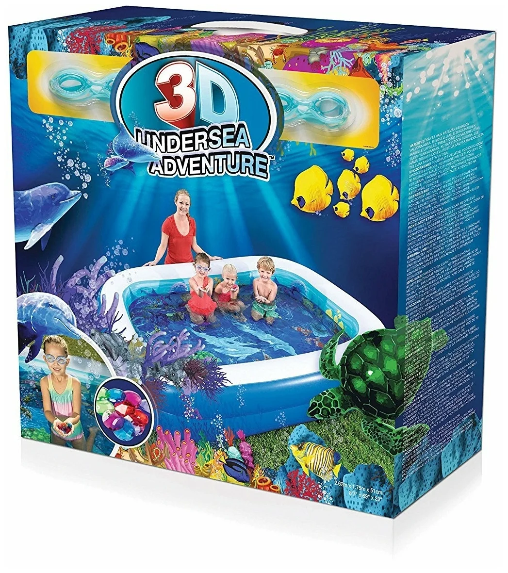 Бассейн надувной детский Bestway Undersea Adventure (54177) фото