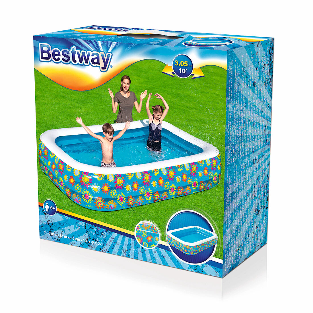 Бассейн надувной детский Bestway (54121) фото