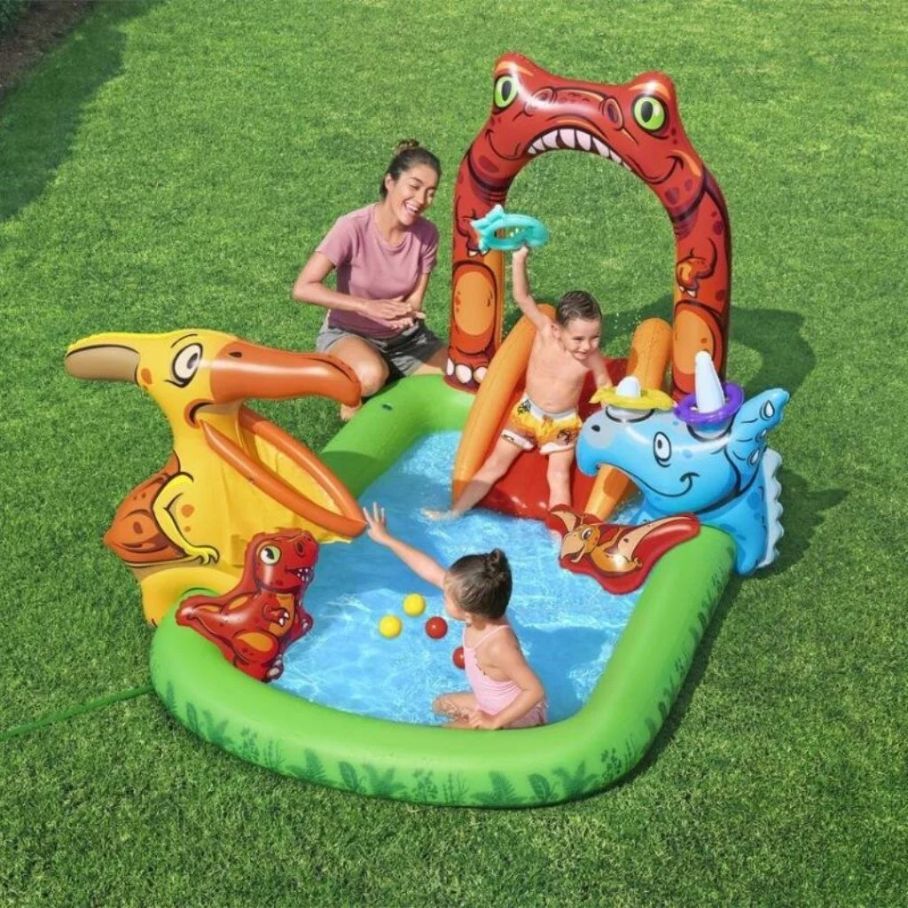 Бассейн надувной детский Bestway Jurassic Splash (53160) фото