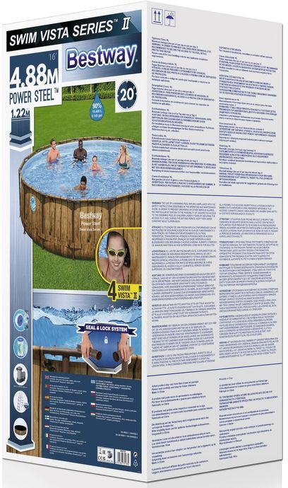 Бассейн каркасный Bestway Power Steel Swim Vista II (56725) фото
