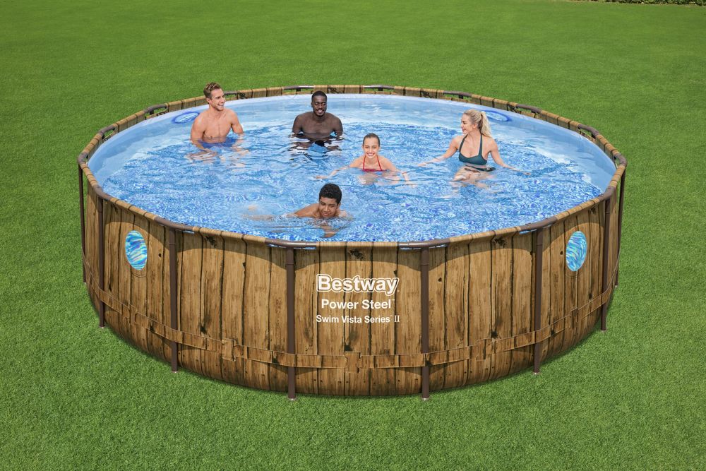 Бассейн каркасный Bestway Power Steel Swim Vista II (56725) фото