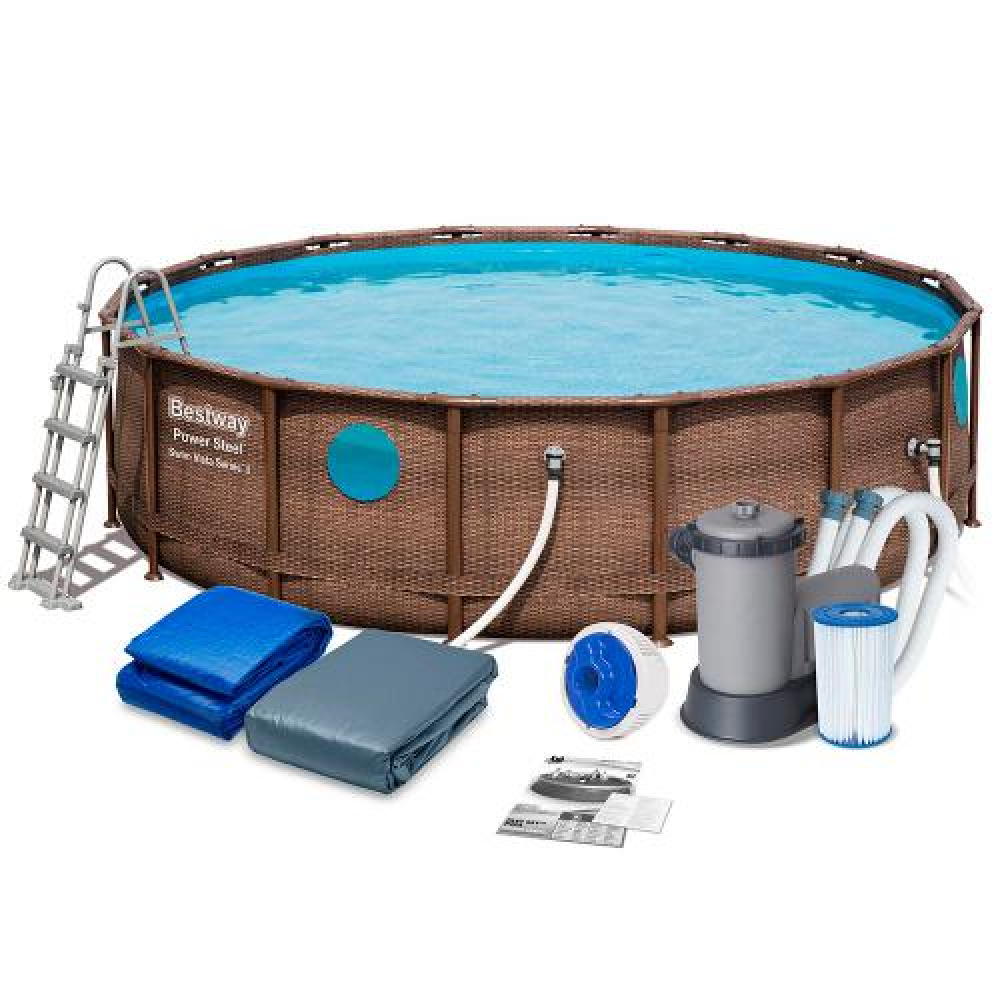 Бассейн каркасный Bestway Power Steel Swim Vista II (56725) фото