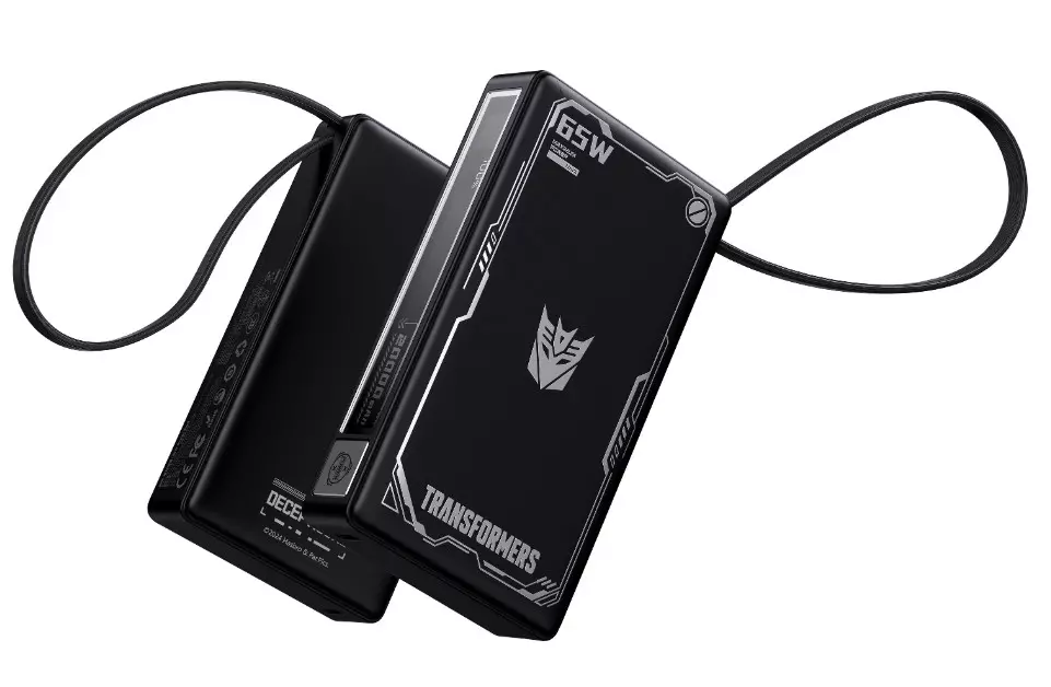 Пауэрбанк Transformers TF-D52 MAX, 20000 mAh - Black (TF-D52-MAX-BK) фото