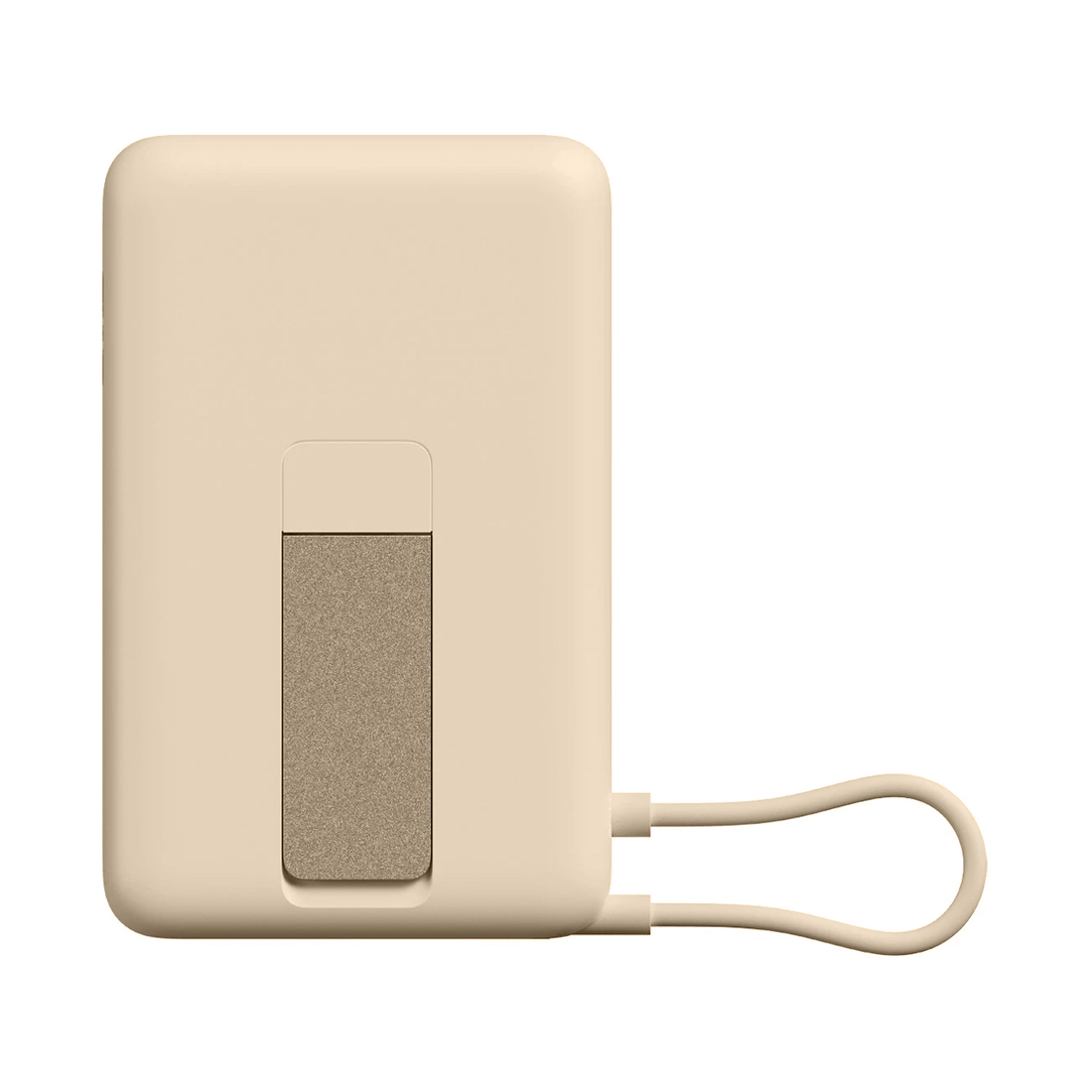 Портативный внешний аккумулятор Xiaomi Magnetic Power Bank 10000 with Built-in Stand Beige (WPB1007Z-BG) фото