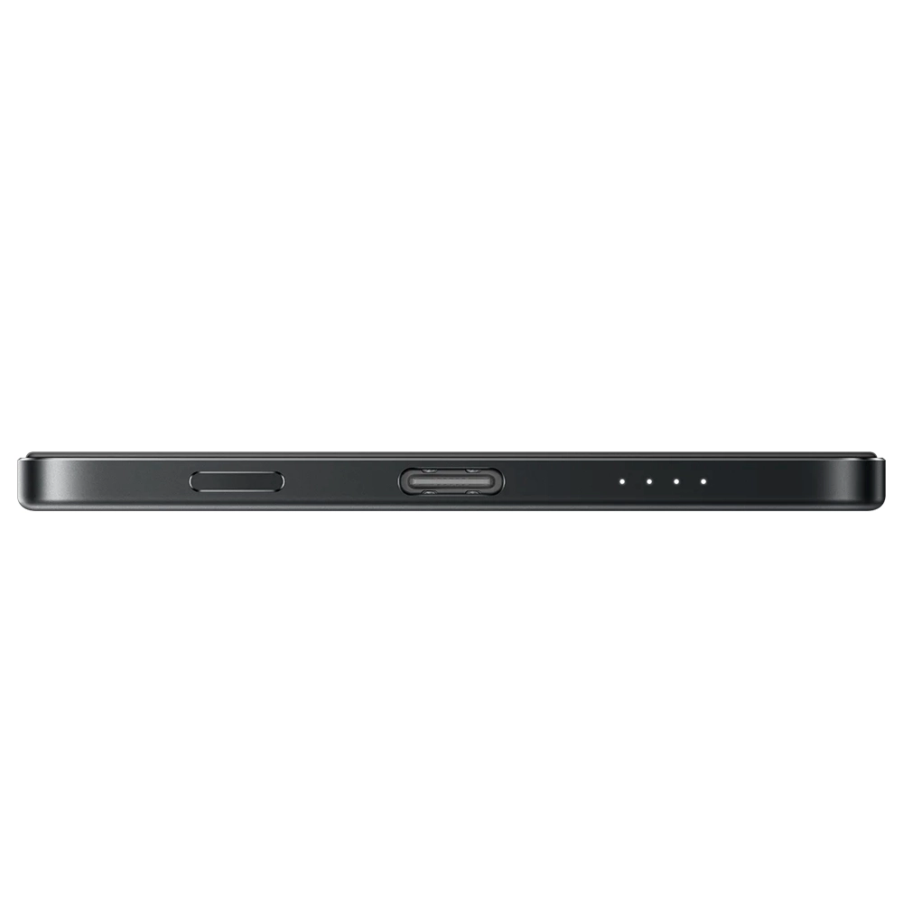 Портативный внешний аккумулятор Xiaomi UltraThin Magnetic Power Bank 5000 15W - Graphite Black (MDY-20-EB-BK) фото