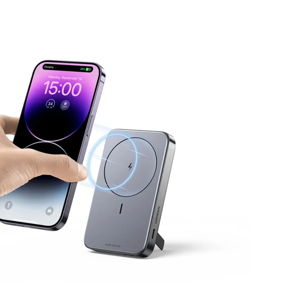 Мобильный аккумулятор UGREEN PB206, 10000mAh серый (15086) фото