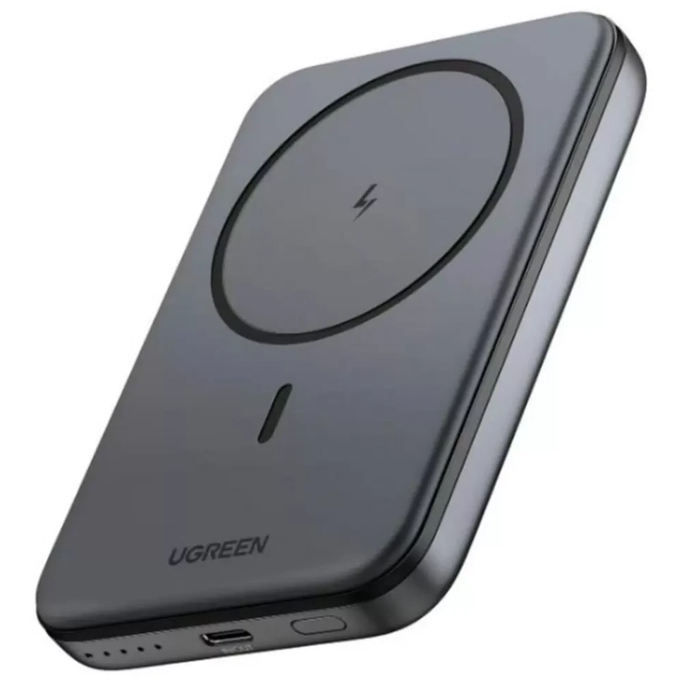 Мобильный аккумулятор  Power Bank UGREEN Mag-Safe, 10000mAh, 20W, черный, PB561 (25919) фото