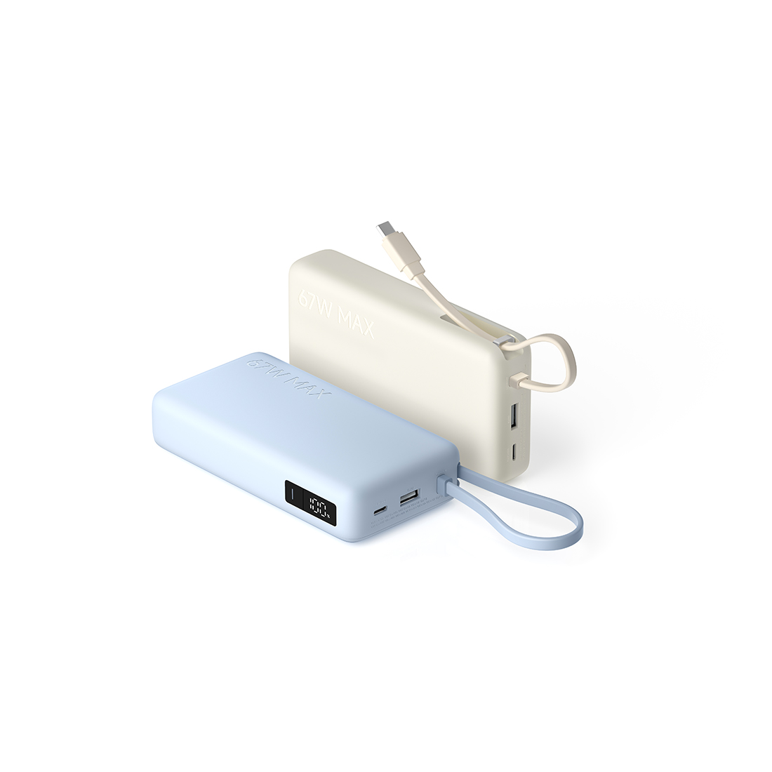 Портативный внешний аккумулятор Xiaomi 67W Power Bank 10000 (Integrated Cable) Tan (PB1067) фото