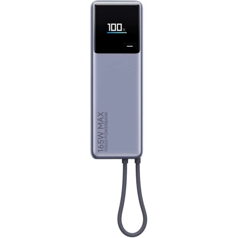 Power bank Xiaomi MDY-09-EN, 10000 mAh, 165W, USB Type-C, Gray (BHR9361GL) фото