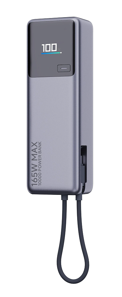 Power bank Xiaomi MDY-09-EN, 10000 mAh, 165W, USB Type-C, Gray (BHR9361GL) фото
