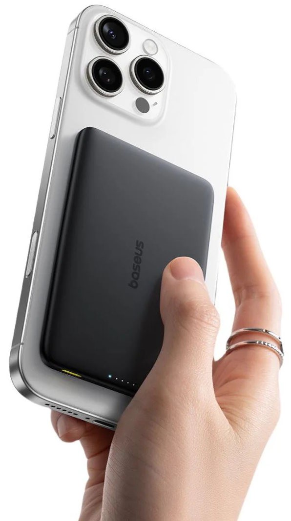 Портативный внешний аккумулятор Baseus PicoGo AM41 Ultra-Slim, 5000mAh 20W - Cosmic Black (E0026700) фото