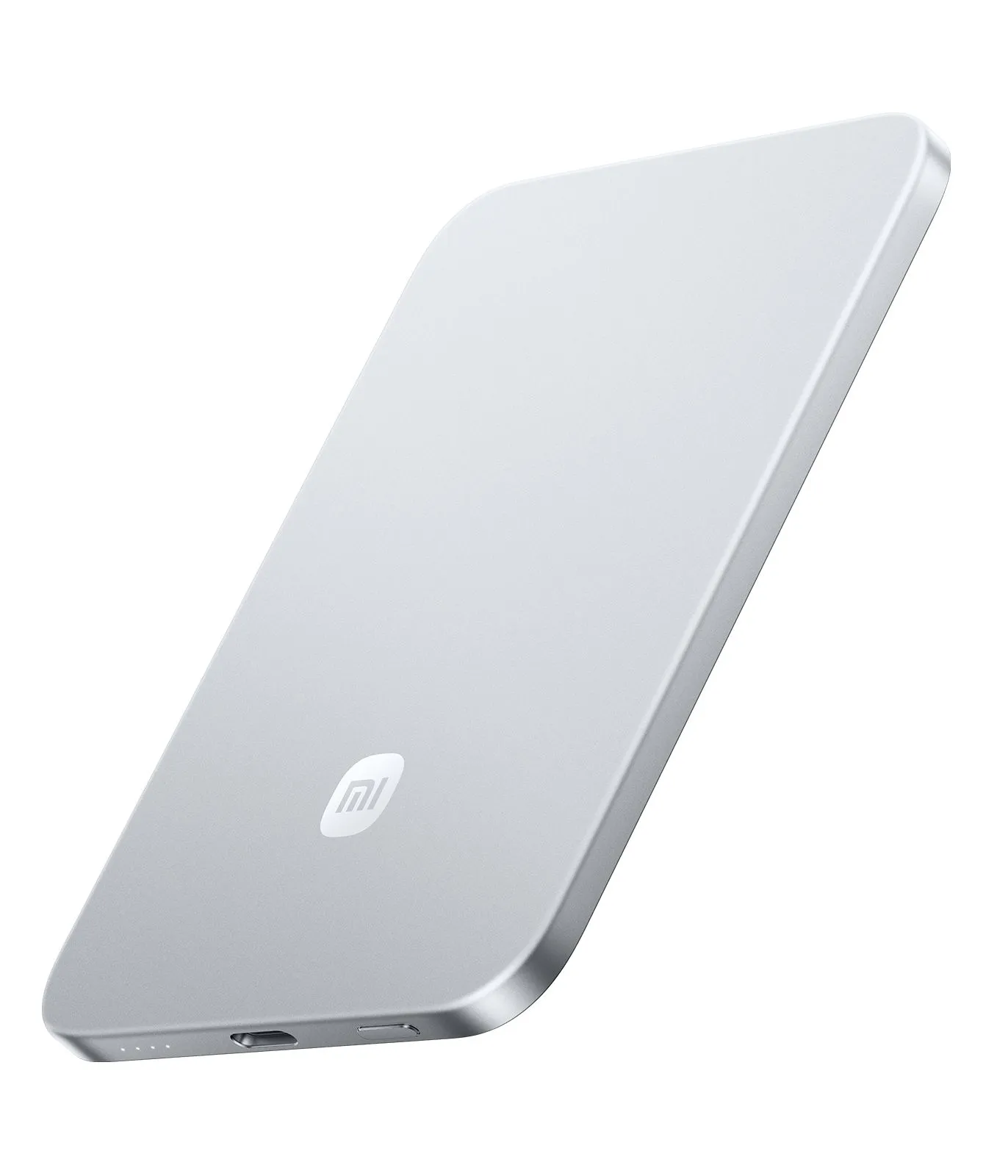 Портативный внешний аккумулятор Xiaomi UltraThin Magnetic Power Bank 5000 15W - Glacier Silver (MDY-20-EB-SLV) фото