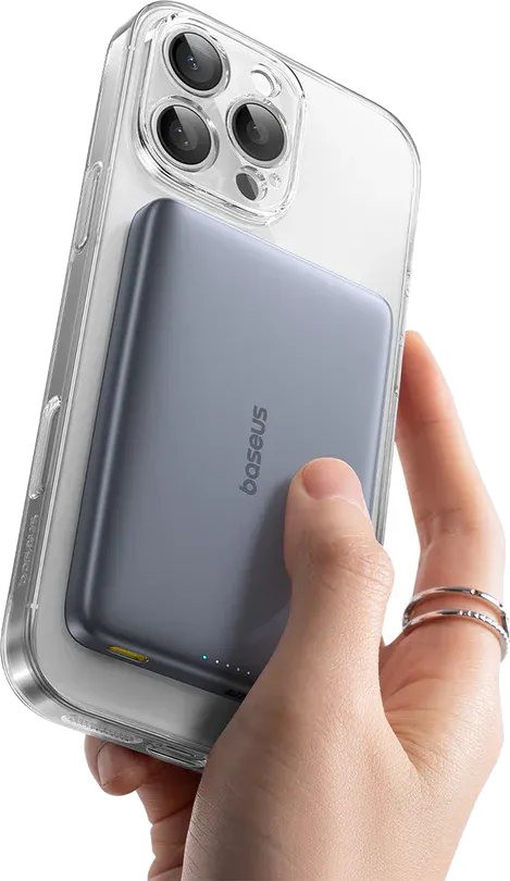 Портативный внешний аккумулятор Baseus PicoGo AM41 Ultra-Slim, 10000mAh 27W - Grey (E0027200) фото