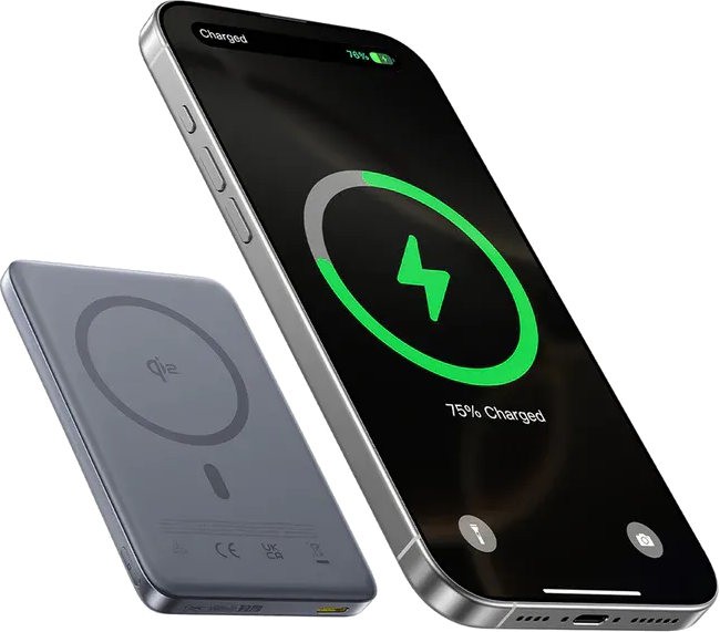 Портативный внешний аккумулятор Baseus PicoGo AM41 Ultra-Slim, 10000mAh 27W - Grey (E0027200) фото