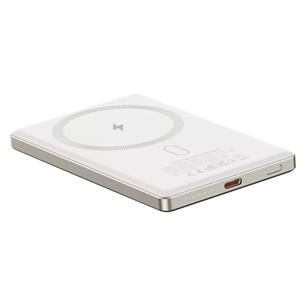 Power bank CANYON OnPower 505 slim Magnetic 5000 mAh PD20W Beige (CNS-CPB505BE) фото