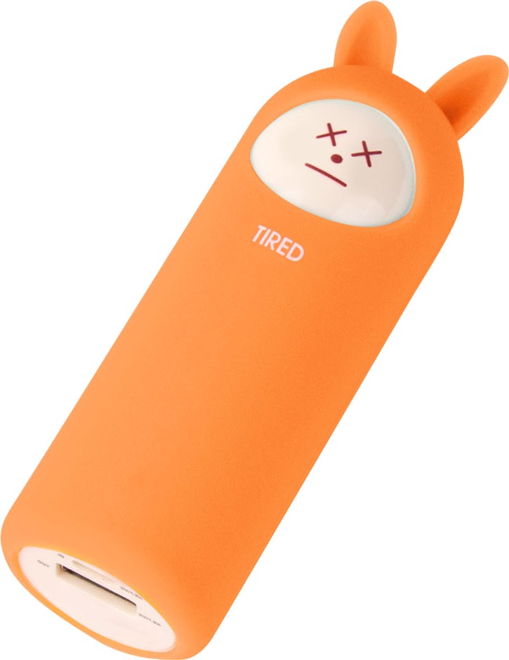 Пауэрбанк Rombica NEO Rabbit Tired, 5000mAh - Orange (NR-004T) фото