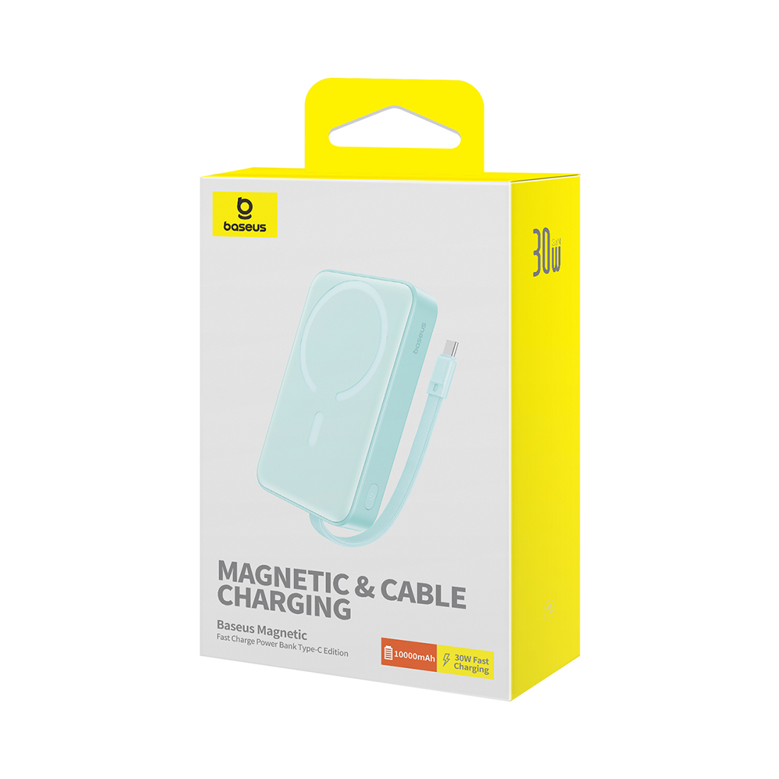Портативный внешний аккумулятор Baseus Magnetic Mini, 10000mAh 30W - Blue (P1002210B333-00) фото