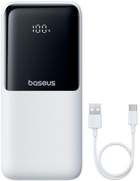Портативный внешний аккумулятор Baseus Lipow, 20000mAh 22.5W - White (P10079102213-00) фото