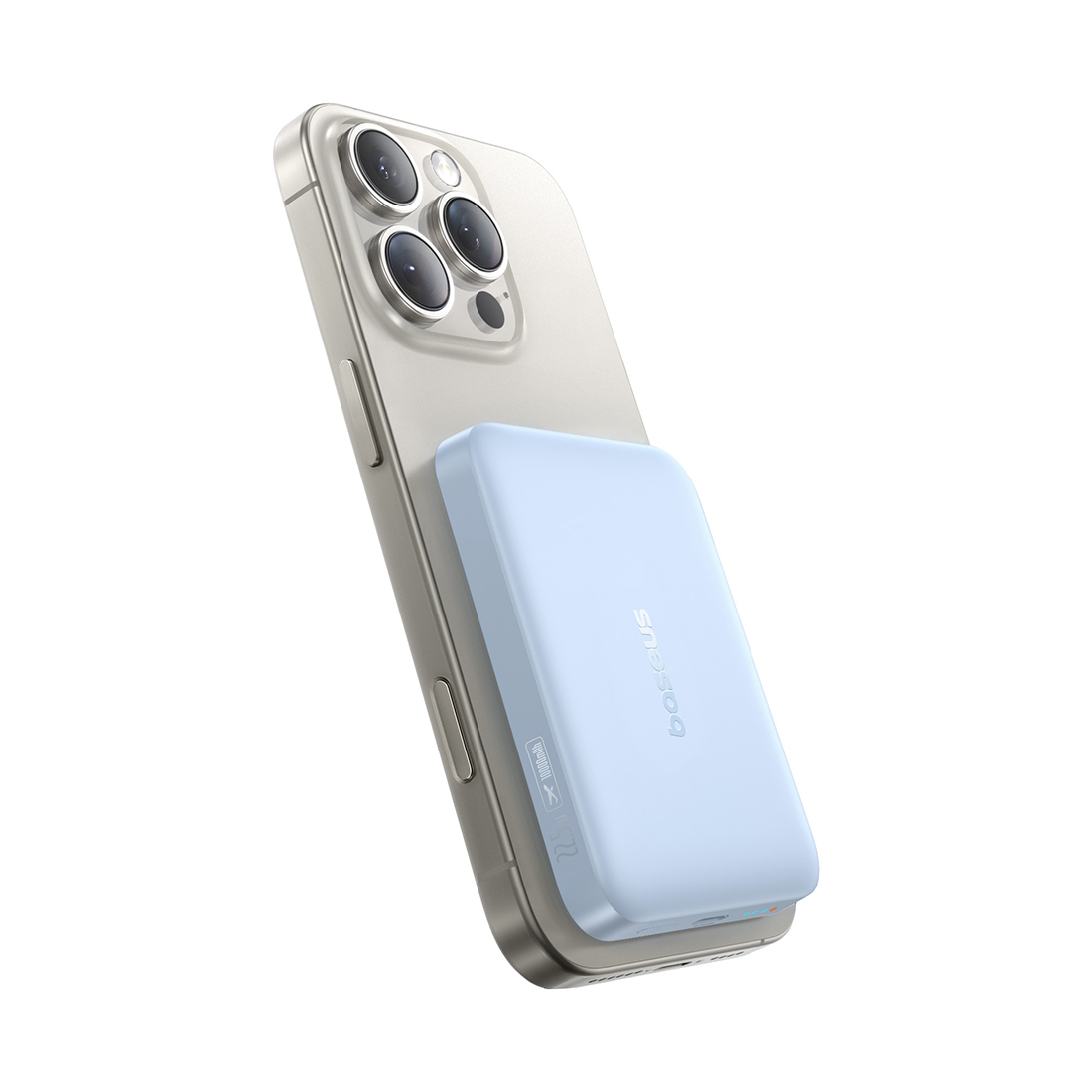 Портативный внешний аккумулятор Baseus EnerFill FM11 Ultra-Mini, 10000mAh 22.5W - Blue (P1008210E313-00) фото