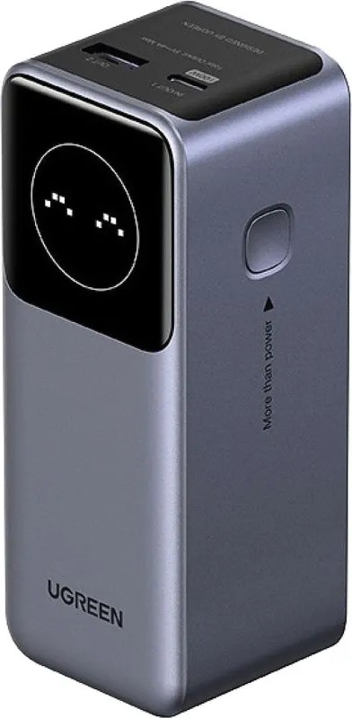 Мобильный аккумулятор UGREEN Power Bank, 12000mAh, DigitalDisplay, 100W, серый, PB724 (35526B) фото