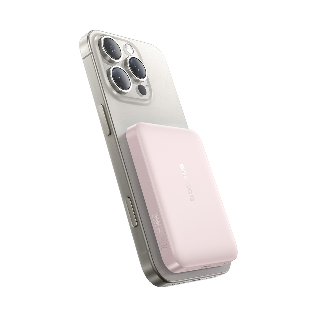 Портативный внешний аккумулятор Baseus EnerFill FM11 Ultra-Mini, 10000mAh 22.5W - Pink (E0026601) фото
