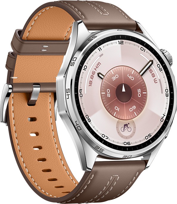 Смарт часы Huawei Watch GT 6 ATM-B19 46mm, Grey Composite Leather Strap (55020FWE) фото