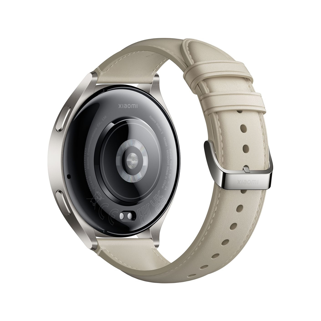 Смарт часы Xiaomi Watch 2 Titan Gray Case With White Leather Strap (M2320W1) фото