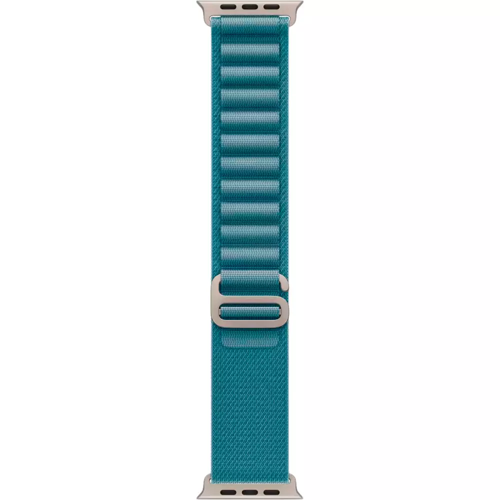 Смарт часы Apple Watch Ultra 3 GPS + Cellular 49mm Natural Titanium Case with Light Blue Alpine Loop - Small (MEWK4QR/A) фото