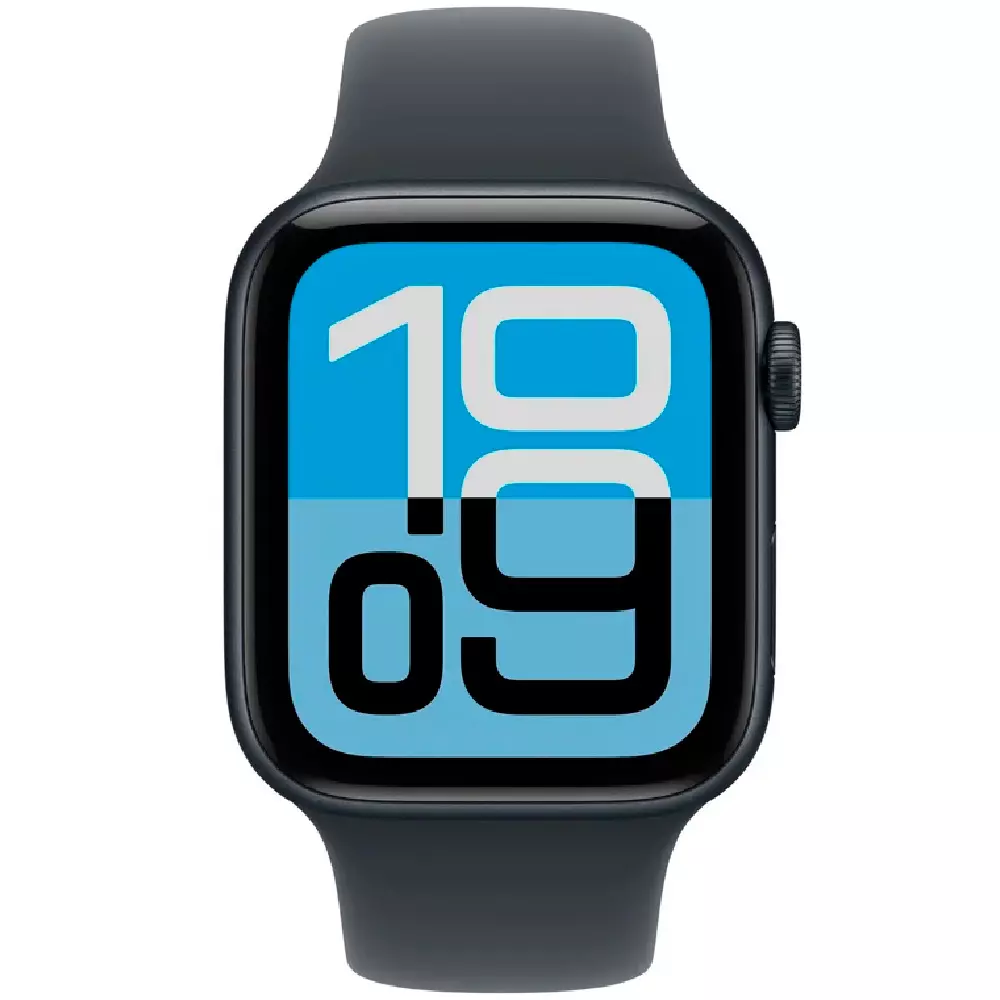 Смарт часы Apple Watch SE 3 GPS 44mm, Midnight Aluminium Case with Midnight Sport Band - S/M  (MEHN4RK/A) фото