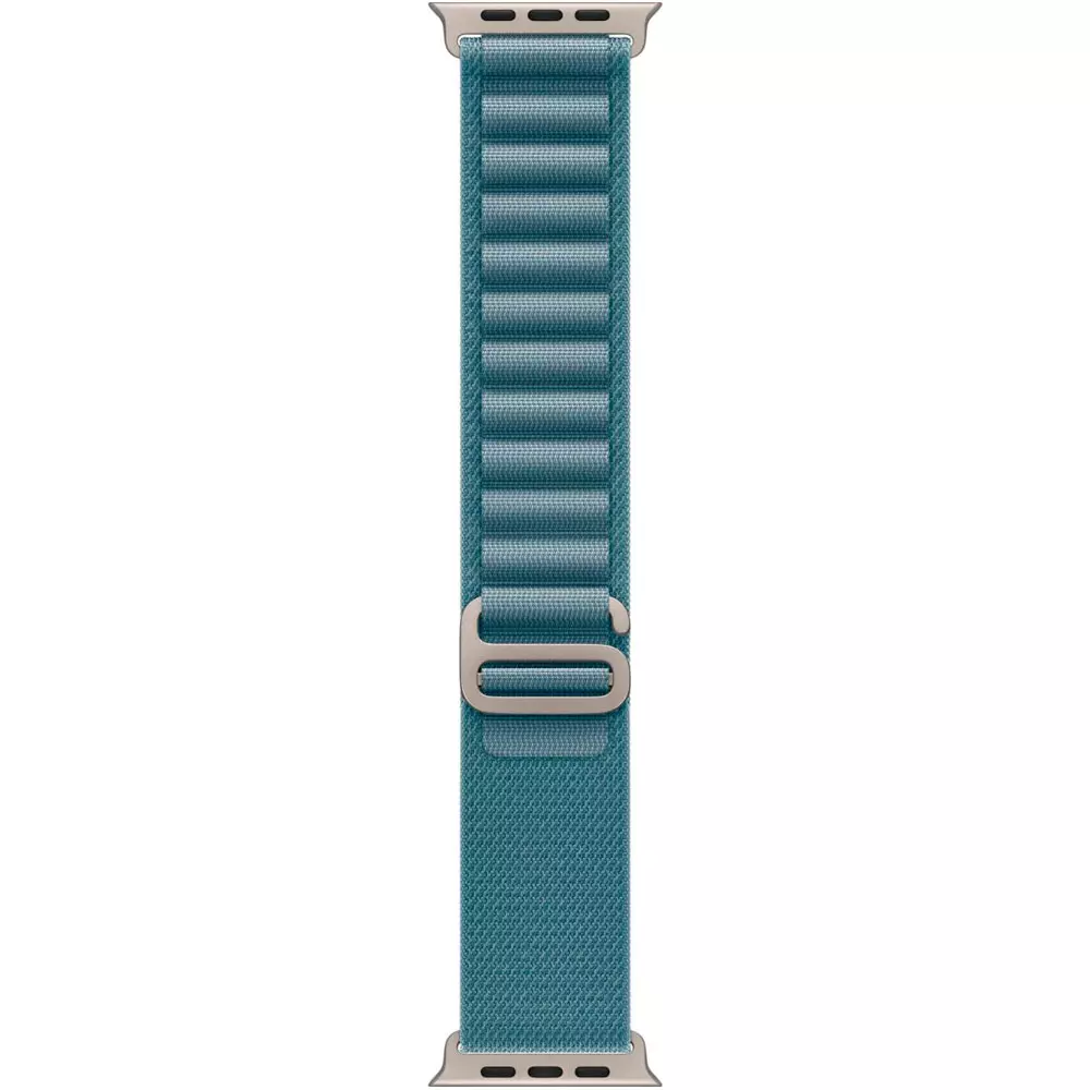 Смарт часы Apple Watch Ultra 3 GPS + Cellular 49mm Natural Titanium Case with Light Blue Alpine Loop - Large (MEWP4QR/A) фото