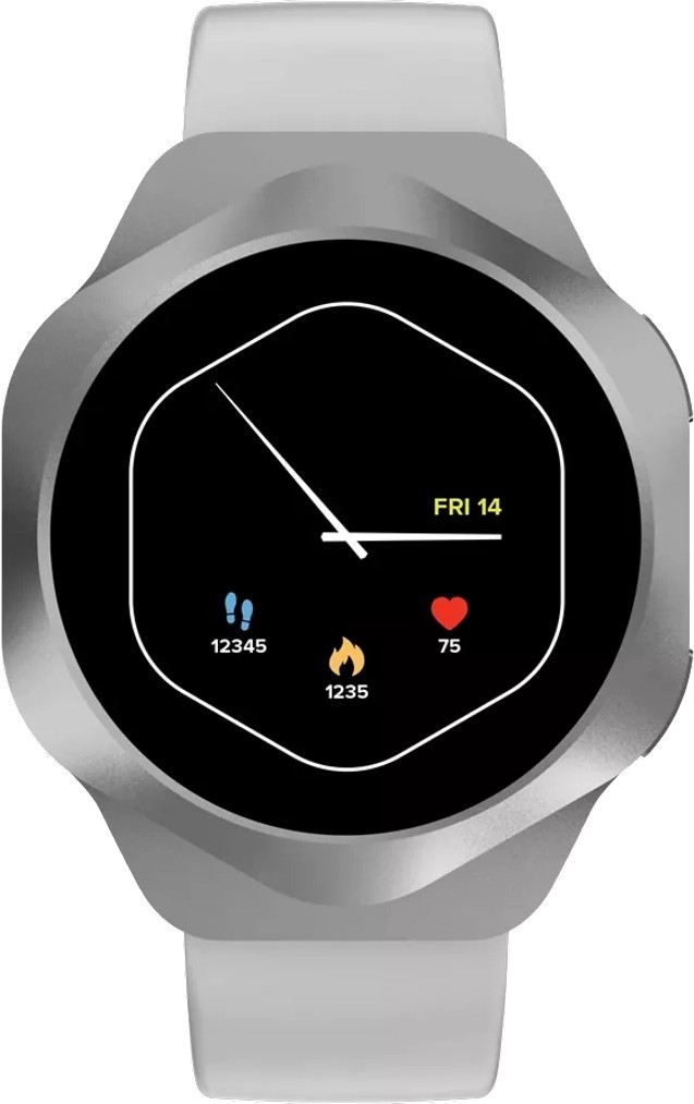 Смарт часы Canyon Hexagon 88 BT-CALL Silver (CNS-SW88SS) фото