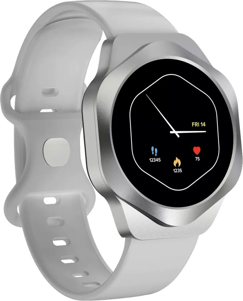 Смарт часы Canyon Hexagon 88 BT-CALL Silver (CNS-SW88SS) фото