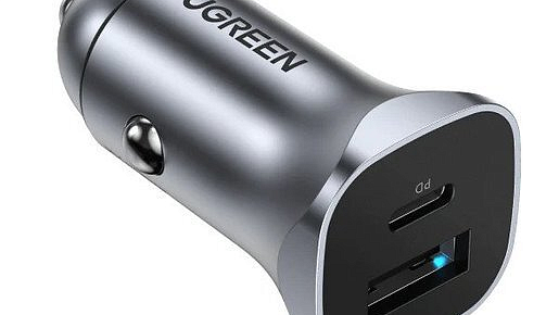 Автомобильное ЗУ Ugreen CD130 USB-C PD+USB-A QC 24W Fast Car Charger, 30780 (30780) фото