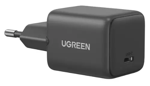 Зарядное устройство на 1xUSB C, 20W, QC4.0/PD3.0, Gan X, серый, X512 (55528) фото