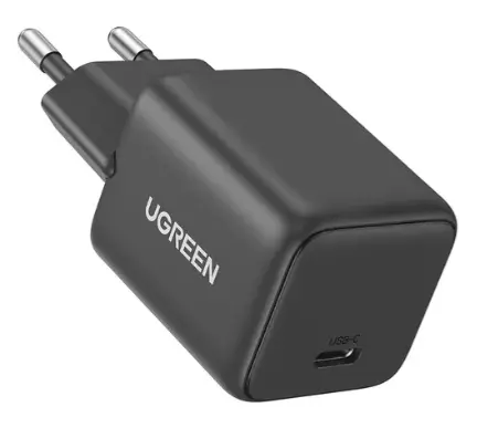 Зарядное устройство на 1xUSB C, 20W, QC4.0/PD3.0, Gan X, серый, X512 (55528) фото