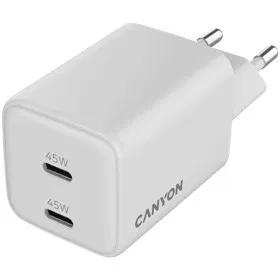 Зарядное устройство Canyon GaN 45W White (CNS-CUW45CC) фото