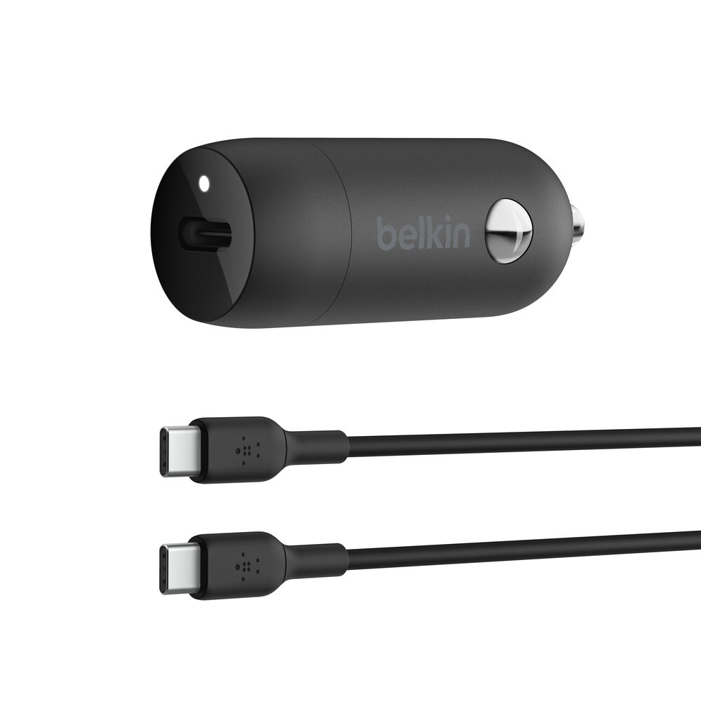 Автомобильное зарядное устройство Belkin BoostCharge USB-C (CCA004BT1MBK-B6) фото