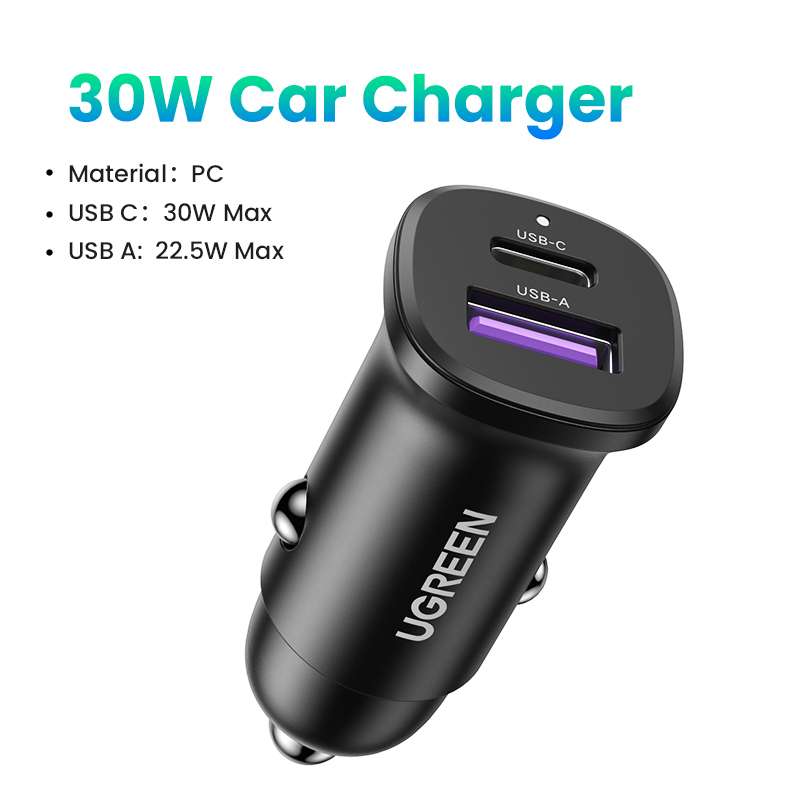 Автомобильное зарядное устройство QC3.0, 30W EC305 (25845) фото