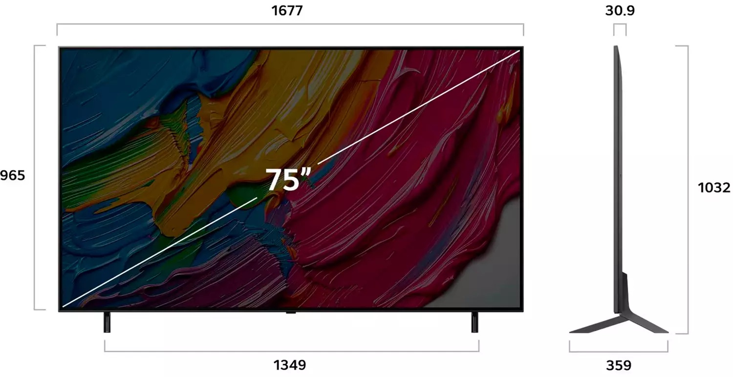 Телевизор LG QNED AI QNED80 4K 2025 75" (75QNED80A6A) фото
