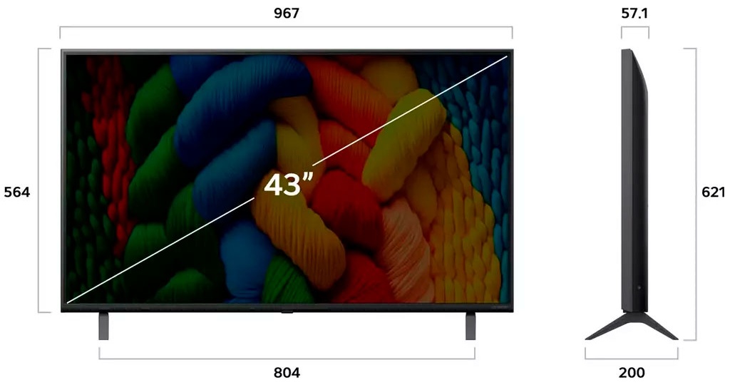 Телевизор LG NanoCell 43NANO80A6B 43" 4K UHD (43NANO80A6B) фото