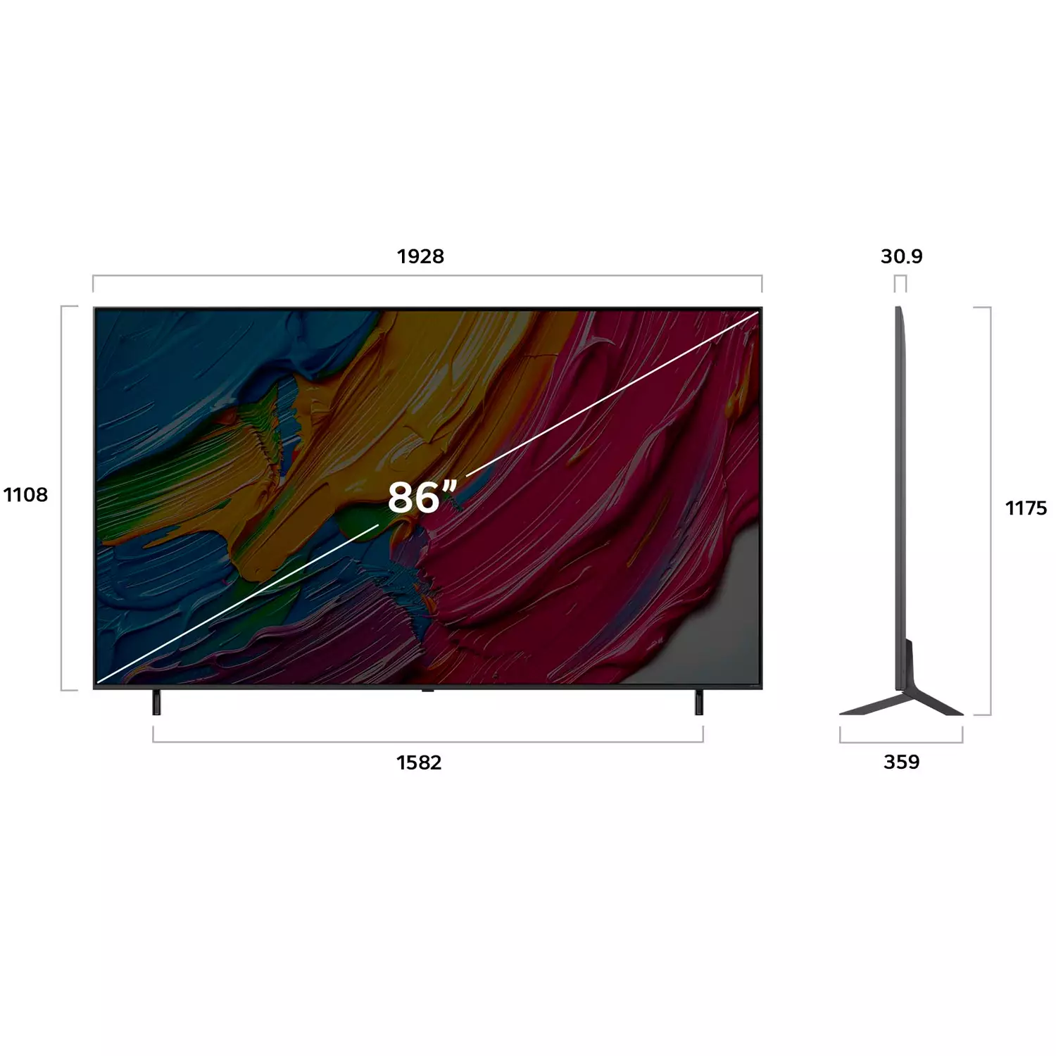 Телевизор  LG QNED AI QNED82 4K 86" (86QNED82A6B) фото