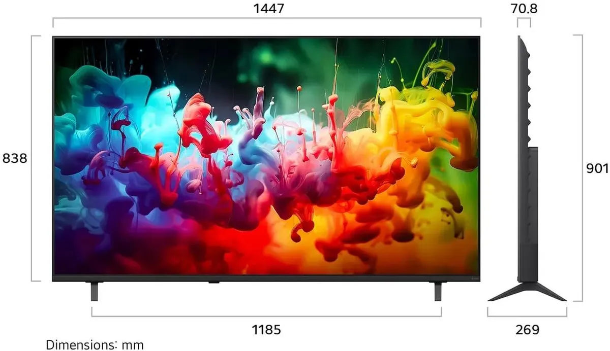 Телевизор LG QNED AI QNED70 Mini LED 4K 2026 65" (65QNED70B6C) фото