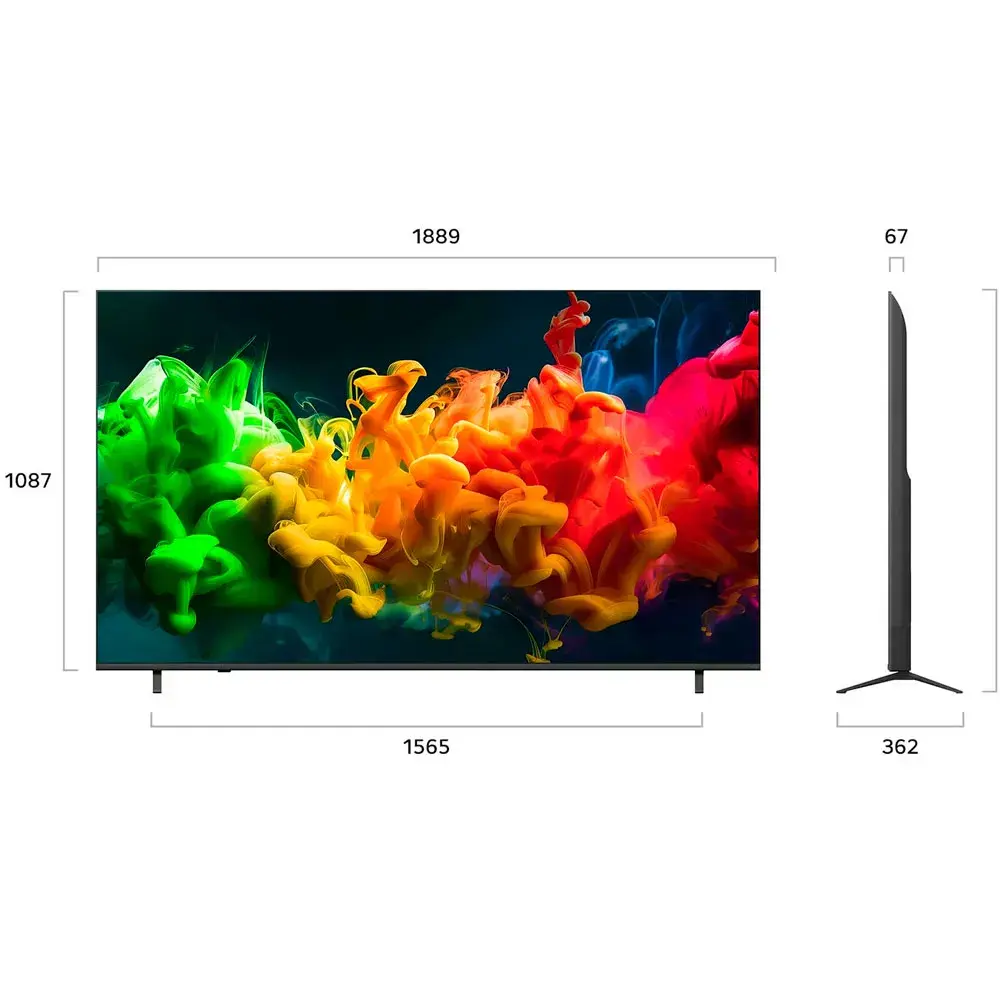 Телевизор LG QNED evo AI QNED80 Mini LED 4K 2026 85" (85QNED80B6A) фото
