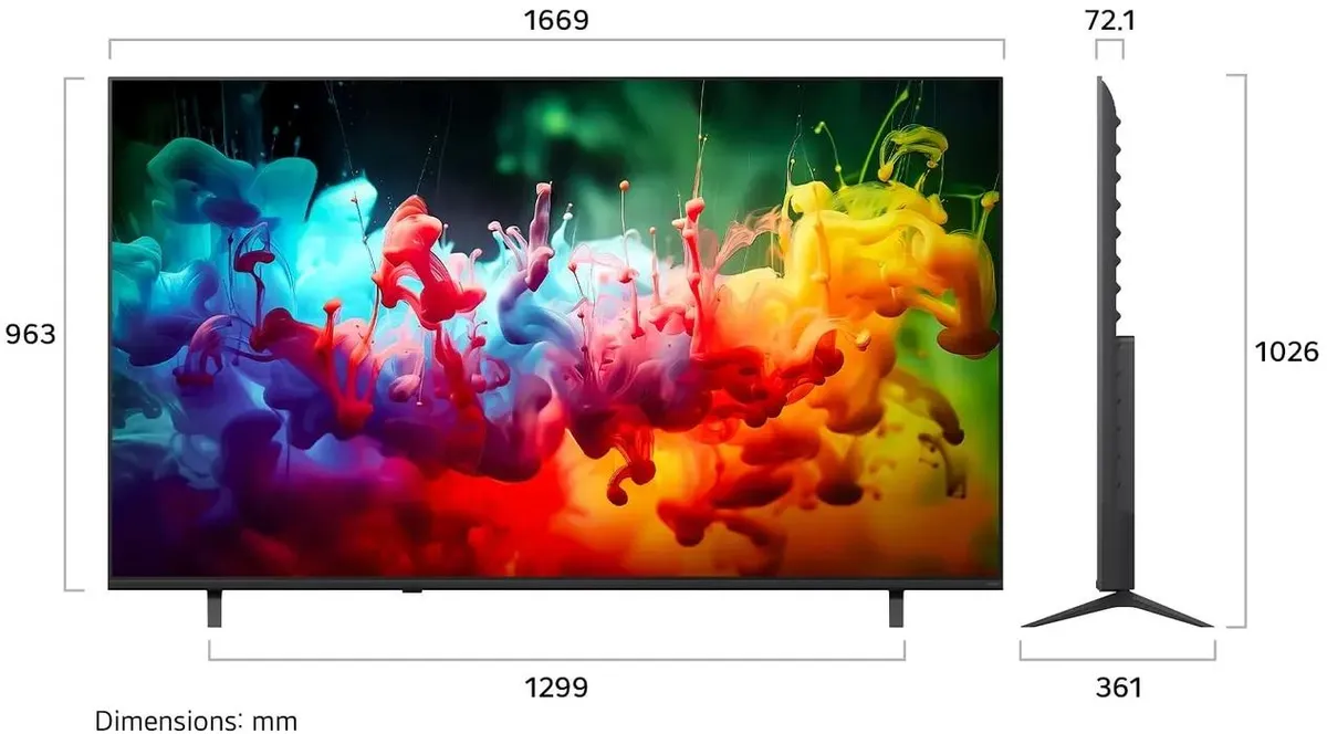 Телевизор LG QNED AI QNED70 Mini LED 4K 2026 75" (75QNED70B6A) фото