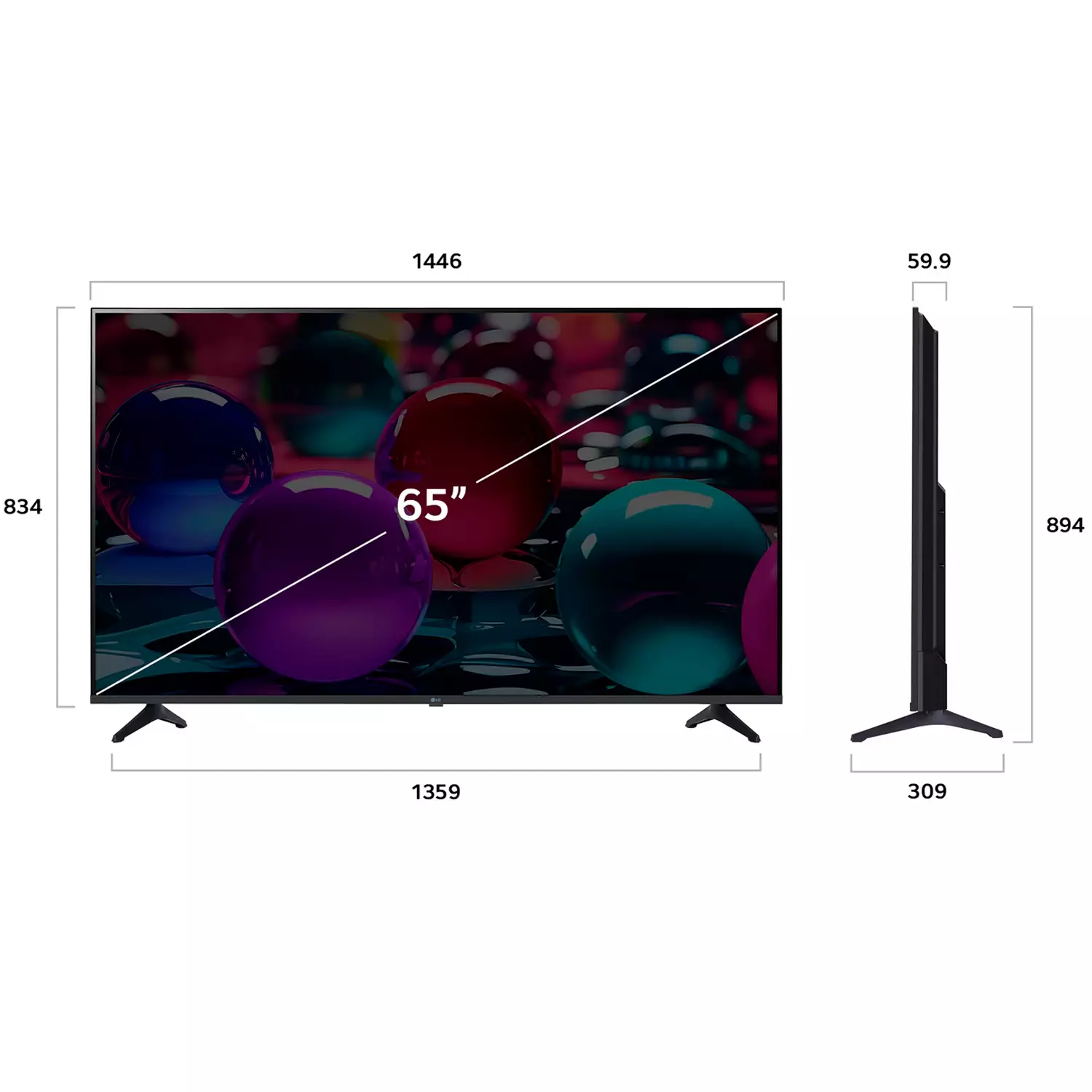 Телевизор LG 65UA73006LA 65" 4K UHD (65UA73006LA) фото