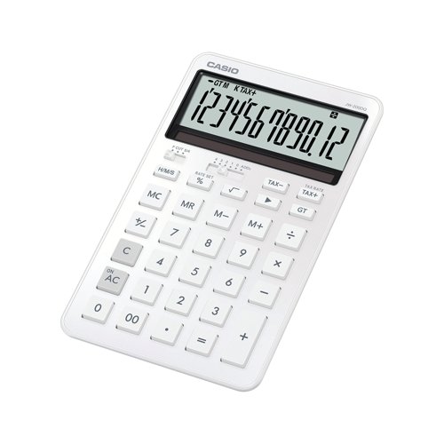 Калькулятор настольный CASIO JW-200DQ-WE-W-EP белый (JW-200DQ-WE-W-EP) фото