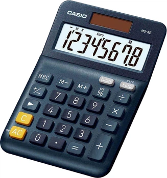 Калькулятор настольный CASIO MS-8E-W-EP (MS-8E-W-EP) фото
